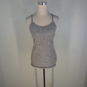 Lululemon Womens Gray Athletic Top Racer Back Spaghetti Straps Sz M/L